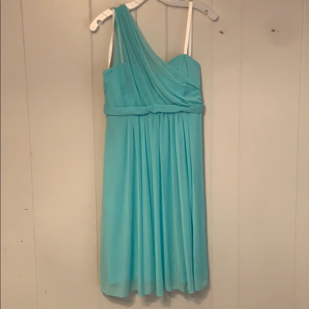 Short Illusion Mesh One Shoulder